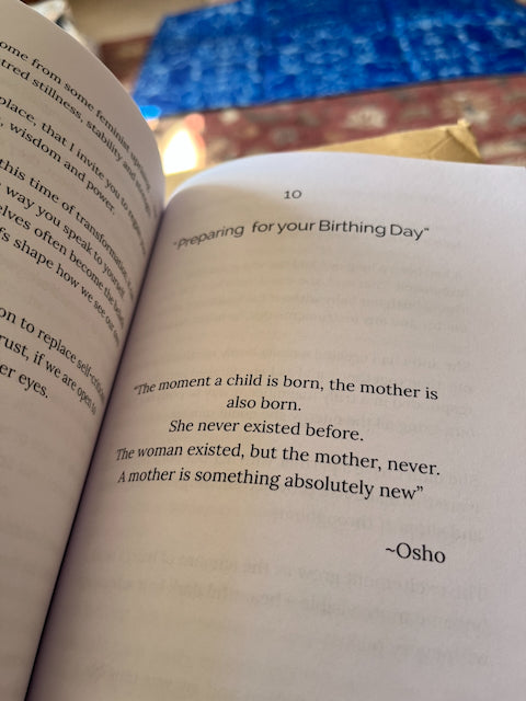 Inside Wise & With Child, reflecting on the transition a woman makes as she becomes a mother.